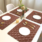 4 Jogo Americano Bag Alto Padrão Impermeável Mr Pvc