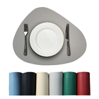 4 Jogo Americano Dupla Face Sousplat Couro Pvc Organico Vr -