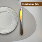 4 Jogo Americano Dupla Face Sousplat Couro Pvc Organico Vr -