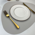 4 Jogo Americano Dupla Face Sousplat Couro Pvc Organico Vr -