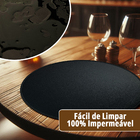 4 Jogo Americano Dupla Face Sousplat Lux Couro Pvc Lagoa Pt