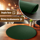 4 Jogo Americano Dupla Face Sousplat Lux Couro Pvc Lagoa Vd