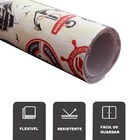 4 Jogo Americano Marine Impermeável Limpa Fácil Pvc