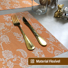 4 Jogo Americano Mesa Posta Luxo Impermeável Pvc Mz Dese Vr -