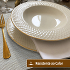 4 Jogo Americano Mesa Posta Luxo Impermeável Pvc Mz Rust Vr -