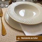 4 Jogo Americano Mesa Posta Luxo Impermeável Pvc Plh Nud