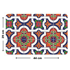 4 Jogo Americano Ornamental Impermeável Pvc 4 Lugares