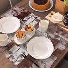 4 Jogo Americano Outono Impermeável Limpa Fácil Pvc