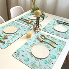 4 Jogo Americano Romantic Paris Impermeável Pvc 4 Lugares