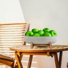 4 Maçãs Verdes Artificiais Para Decoração Realista Perfeita P