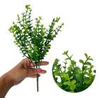 4 Mini Plantas De Eucalipto Artificial 33x18cm Para Decoração