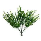 4 Mini Plantas De Eucalipto Artificial 33x18cm Para Decoração