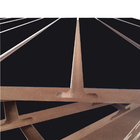 4 Paineis Canaletados - 0,61 X 0,61 + 100 Ganchos 20cm + Cana