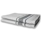 4 Panos De Prato Atoalhado Felpudo Premium Preto+marrom