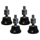 4 Pe Nivelador Borracha Amortecedor Impacto N0 1/4