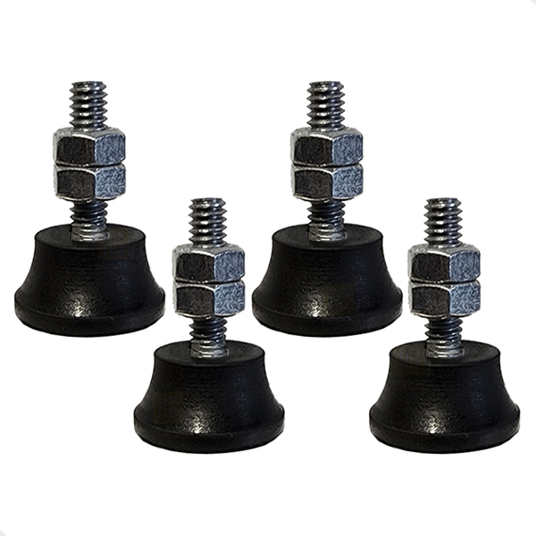 4 Pe Nivelador Borracha Amortecedor Impacto N0 1/4