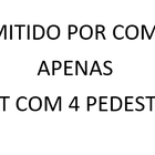4 Pedestal Plastico Sinalização Zebrado