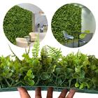 4 Placas Com Folhagens Artificiais Samambaia E Eucalipto Para