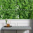 4 Placas Com Folhagens Mistas Artificial Alta Qualidade E Toq