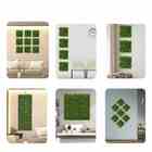 4 Placas De Buxinho 25X25 Artificial Pequena - Grama Permanen