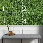 4 Placas De Grama Artificial Premium Parede De Plantas Com Co
