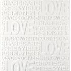 4 Placas Espuma 3d Autoadesiva Modelo Love