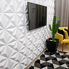 4 Placas Revestimento 3d Tv 50 X 50 Parede 0,5 Mini Estrelar