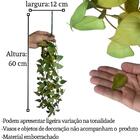 4 Plantas Pendente De Folhas Artificiais Premium Ideal Para C