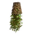 4 Plantas Pendente De Folhas Artificiais Premium Ideal Para C