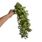 4 Plantas Pendente De Folhas Artificiais Premium Ideal Para C