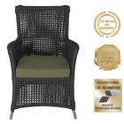 4 Poltronas E 1 Mesa Igapó Em Alumínio Pintura Fendi Corda Ná