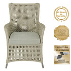 4 Poltronas E 1 Mesa Igapó Em Alumínio Pintura Fendi Corda Ná