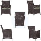 4 Poltronas Igapó Alumínio Micro Pintura Fendi Corda Náutica