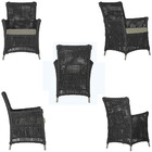 4 Poltronas Igapó Alumínio Micro Pintura Fendi Corda Náutica