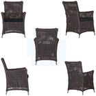 4 Poltronas Igapó Alumínio Micro Pintura Fendi Corda Náutica