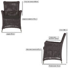 4 Poltronas Igapó Alumínio Micro Pintura Fendi Corda Náutica