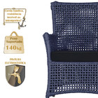 4 Poltronas Igapó Alumínio Micro Pintura Preta Corda Náutica