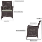 4 Poltronas Igapó Alumínio Micro Pintura Preta Corda Náutica