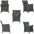 4 Poltronas Igapó Alumínio Micro Pintura Preta Corda Náutica