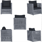 4 Poltronas Madri Alumínio Corda Náutica Estofado 12 Trama Or