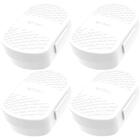 4 Porta Sabonetes Branco Portáteis Saboneteira Viagens Bolsa