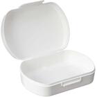 4 Porta Sabonetes Branco Portáteis Saboneteira Viagens Bolsa