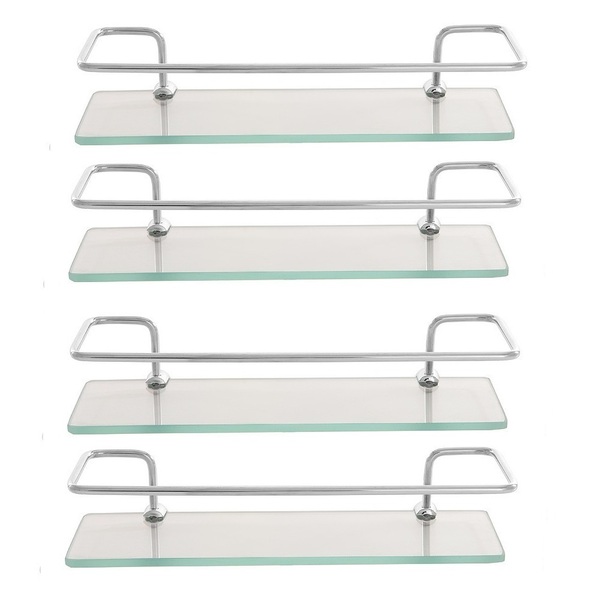 4 Porta Shampoo  Prateleira Para Banheiro Porta Objetos Reto