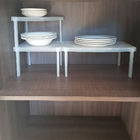 4 Prateleiras Empilháveis Organizadores Top Armário Level Ou