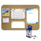 4 Quadro Aviso Cortiça Recado Mural Fotos 28x44cm+4 Brinde