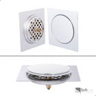 4 Ralos Inteligente Sistema Clic 10x10 Aço Inox P