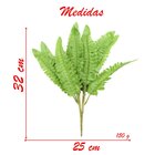 4 Ramos Decoração Arranjo Samambaia Artificial 35cm