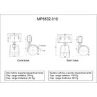 4 Rodinha Para Berço Rodízio Roda Chapa U 15mm 100kg