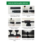 4 Spot Para Trilho Eletrificado Preto Led 7w 3000k