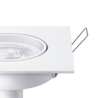 4 Spots Led Philips Embutir Quadrado 5w Branco Frio 350lm Equ